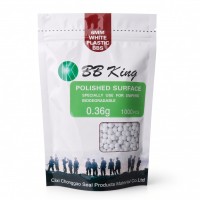 Страйкбольні кулі BB King BIO біорозкладні 0.36г 1000штук 6мм