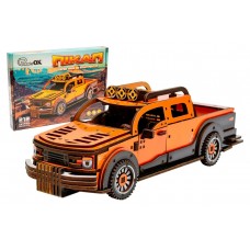 Дерев'яний 3D конструктор "Пікап" 212 деталей 00931									 																			