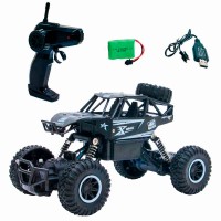 SL-110AB Автомобіль OFF-ROAD CRAWLER з р/к ROCK SPORT чорний, акум. 3,6V, метал. корпус, 1:20