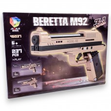 G480001-E46037 Іграшковий пістолет конструктор "Beretta M 92" 3в1 237 деталей 