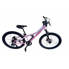 RB24-37 ДИТЯЧИЙ ВЕЛОСИПЕД ROYAL BABY JUNIOR 24 ДЮЙМА 7-17 STUDENT BIKE РОЖЕВИЙ 