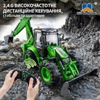 G533838-1579 Дитячий 9-канальний екскаватор-навантажувач на радіокеруванні Huina 1:14