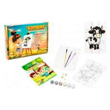 Деревяний пазл-розмальовка "Корівка" 