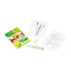 Деревяний пазл-розмальовка "Собачка" 