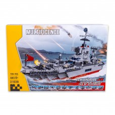 Конструктор "Військові кораблі 13 видів" 739 деталей.