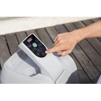 6002U Надувний джакузі - СПА Lay-Z-Spa Rome, Bestway, 180 х 180 х 66 см (6 місць: 1 325 л/год, аеро)