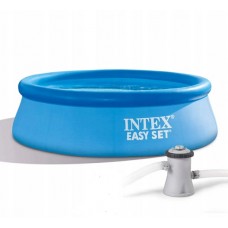 Надувний басейн Intex 28108 (244 х 61 см) (Картриджний фільтр-насос 1250 л/год)