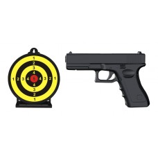 C1-7 Пістолет GLOCK G17 Vigor метал + мішень 6.5 дюймів+ кулі 0.12г 1000шт