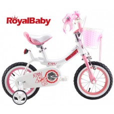 Дитячий велосипед Royal Baby Princess Jenny Girl Steel RB18G-4 Біло-рожевий