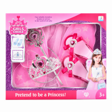 G185238-602-1 Дитячий набір прикрас для принцеси «Girls Choice – Pretend to be a Princess» з крилами, чарівною паличкою та короною