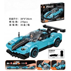 g262989-FC1617 Машинка Sport Car сини вітрів 270 деталей