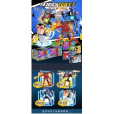 G292035-85028 Конструктор скібіді туалет 100 деталей 4 види 