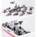 Конструктор "Військові кораблі 13 видів" 739 деталей.