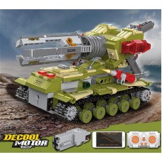 G484247-3904 Іграшковий конструктор Танк з бластером на радіокеруванні 660 деталей