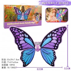 G525214-D2402-4A Казковий дитячий костюм «Синій-метелик» з електричними крилами, що світяться Angel Wings