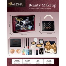 G560429-676-3 Дитячий ігровий набір аксесуарів ANDINA «Beauty Makeup» сумочка, хустинка, помада, сережки, туш, окуляри
