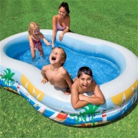 Дитячий надувний басейн Intex 56490 «Райська Лагуна»