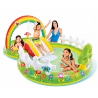 Intex 57154 дитячий надувний басейн із гіркою Мій Сад