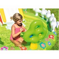 Intex 57154 дитячий надувний басейн із гіркою Мій Сад