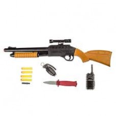 920 Берно ПФ пістолет з 4м'як. кулями і оптикою, рацією, гранатою і ніж  в кор. 18шт