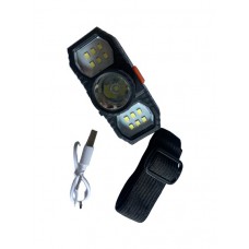 Налобний Ліхтар BL-5591 COB Ліхтарик USB шнур Діод COB, OSL, Led