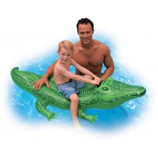 Дитячий надувний плотик для плавання Intex 58546 Крокодил