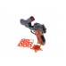 Шахаб Голд іграшковий пістолет з пістонами і нагрудний значок 282