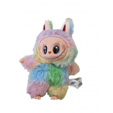 Лабубу Labubu райдужний прокручується голова, 17см
