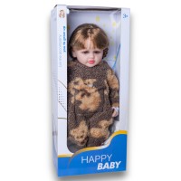 G433922-E15-603Z Лялька-немовля 55см з пляшкою, соскою, підгузком і функцією вібрації та українським чипом