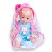 Вінілова дитяча лялька 30 см п’є воду та пісяє з українським чипом  2 кольори