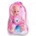 Вінілова дитяча лялька 30 см п’є воду та пісяє з українським чипом  2 кольори