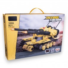 G484249-3906 Іграшковий конструктор Танк з подвійним дулом на радіокеруванні 618 деталей