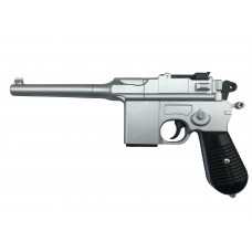 Металевий пістолет VIGOR V10-silver з двома магазинами